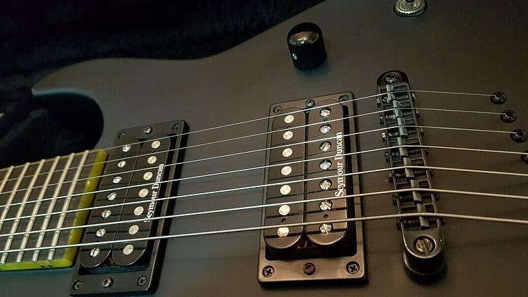 Jackson USA Custom Shop Soloist 7 String Matte Black