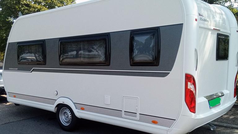 Wohnwagen / Caravan Hobby Excellent 460 SFf,Sonderausst. u. Mover