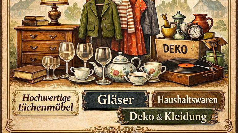 Garagenflohmarkt im Rahmen Haushaltsauflösung