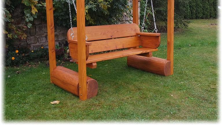 Hollywoodschaukel. Holzmöbel. Jubiläumsgeschenk. Krongartmöbel.