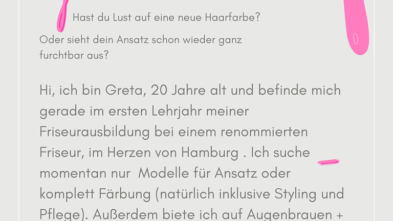 Haarmodelle gesucht in Hamburg!