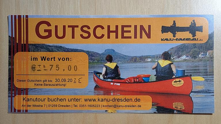 Kanutour Dresden 75€ Gutschein