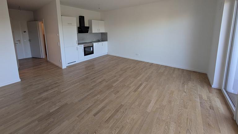 Neubau/ Erstbezug am Park- 1-Zimmer Wohnung mit hochwertiger EBK & sonnenseitige