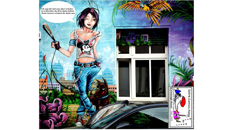 Fotoprojekt, allerdings nicht in Leipzig, sondern in Berlin - schräge Fotos