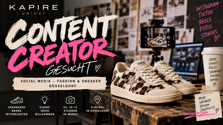 Content Creator / Social Media – Fashion & Sneaker – Düsseldorf