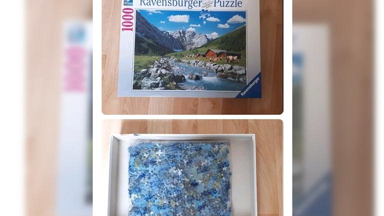Ravensburger Puzzle - 1000 Teile, ohne Orig. Karton