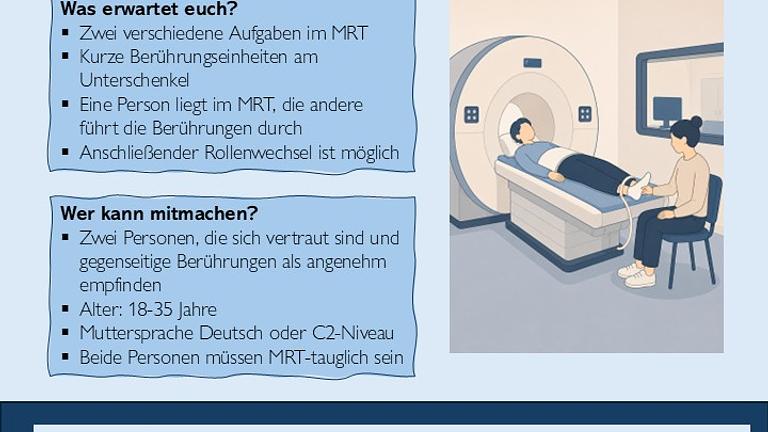 Paare gesucht: jweils 20€/Stunde für MRT-Berührungsstudie