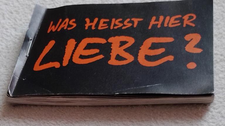 Programmheft WAS HEIßT HIER LIEBE ? Kinder- und Jugendtheater Rote Grütze 1978