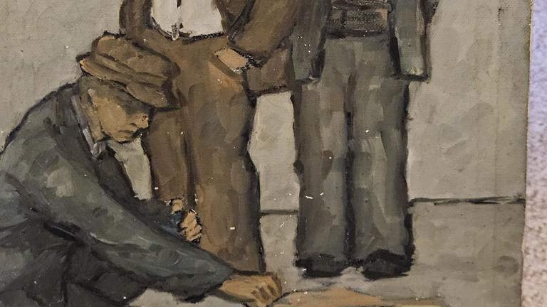 ​„Figura“ von Carlo Vitale (1902–1996) – Museale Provenienz: Galleria La Colomba