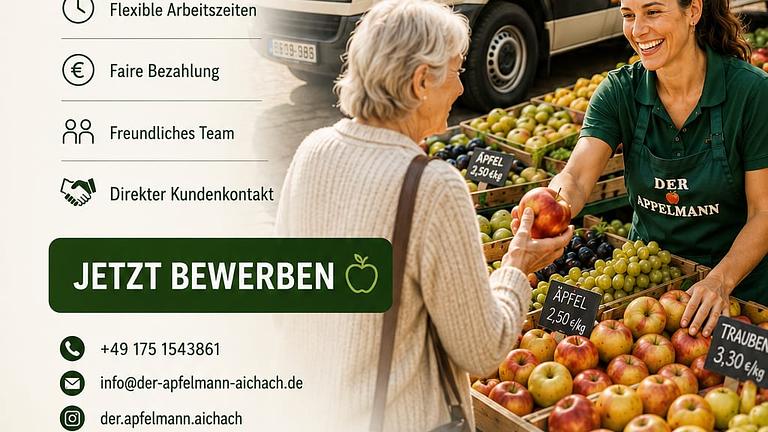 Flexibler Studentenjob in München – Verkäufer/in für mobilen Obstverkauf gesucht