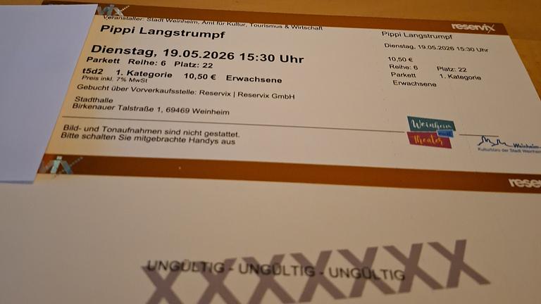 Theater Pippi Langstrumpf  in Weinheim in der Stadthalle