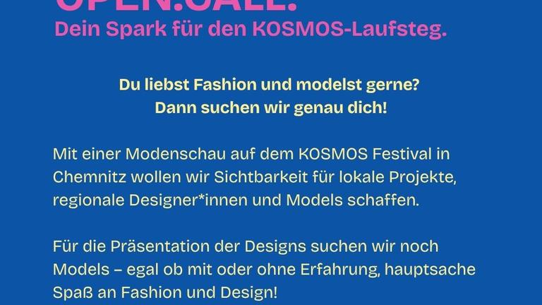 Models für KOSMOS Festival in Chemnitz am 29.8.2026