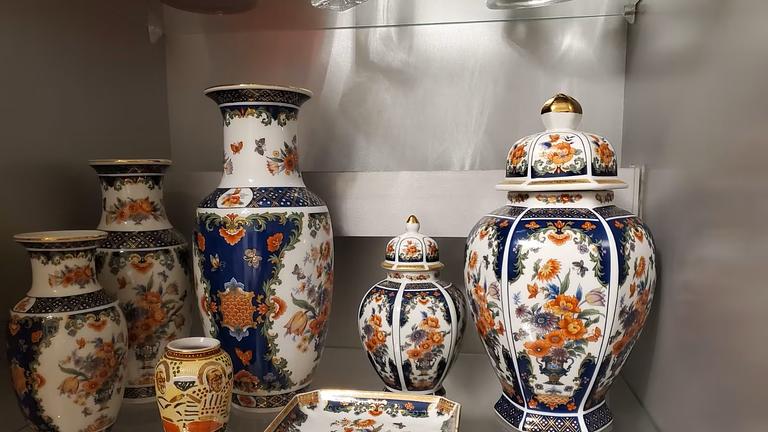 Japan Vasen, Teller, Dosen Set mit Goldrand Tilia 9-tlg. 150 € VB