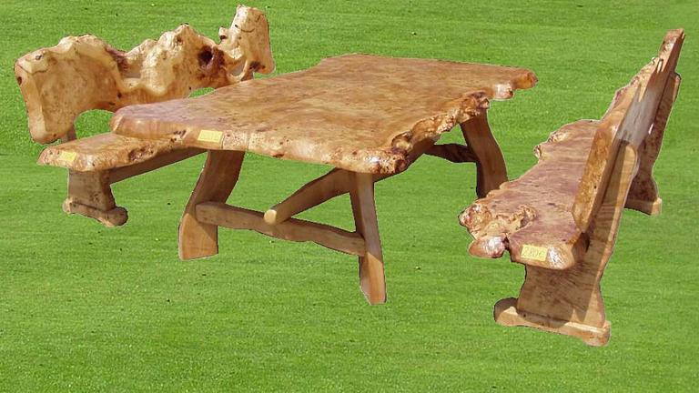 Rustikale Gartenmöbel vom Hersteller