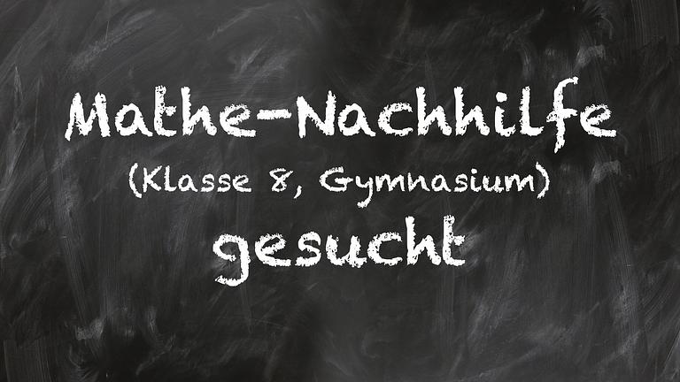 Vorschaubild Private Mathe-Nachhilfe (Klasse 8, Gymnasium) in Leipzig gesucht