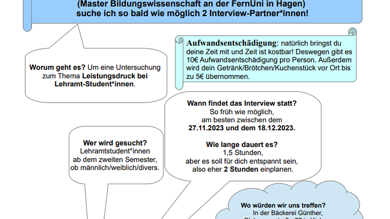 Vorschaubild Lehramtstudierenden in Kiel gesucht!