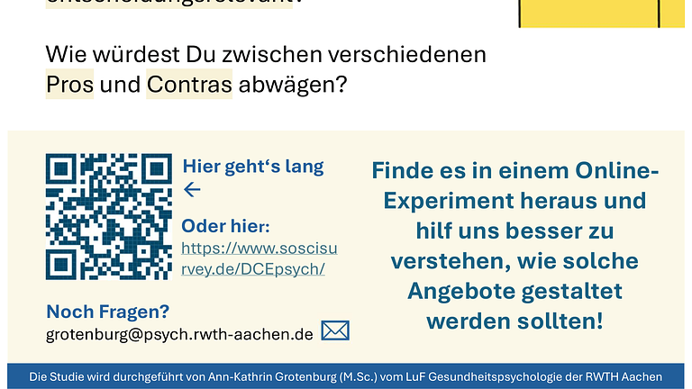 4x15€ Gutscheine zu Gewinnen für Studienteilnahme