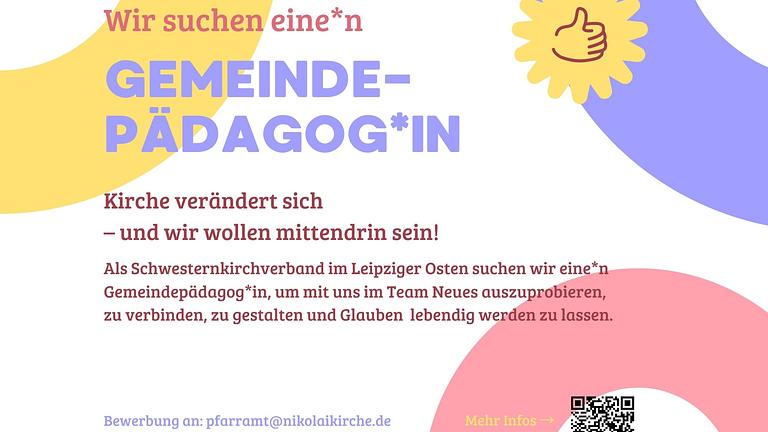 Gemeindepädagog*in gesucht