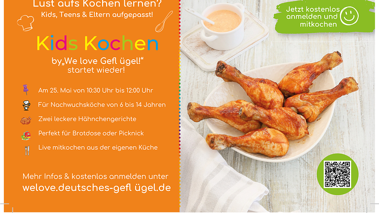 kostenlosen Online-Kochkurs für Kinder