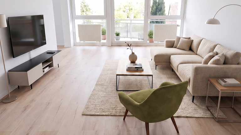 Bezugsfertige 2-Zi. Wohnung mit Balkon, Einzelgarage & Stellplatz direkt an A81