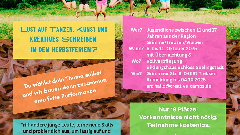 Ehrenamtliche/r mit AE für Herbstferiencamp gesucht