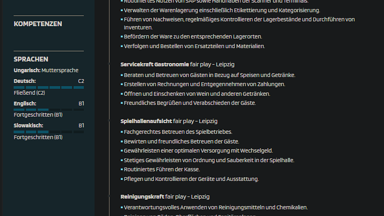 Suche dringend Job Teilzeit/Vollzeit