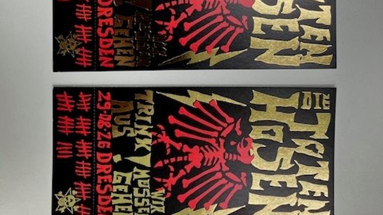 3 Toten Hosen Tickets für Rinne in Dresden Sa, 29.08. zu verkaufen