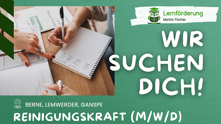 Reinigungskraft gesucht!