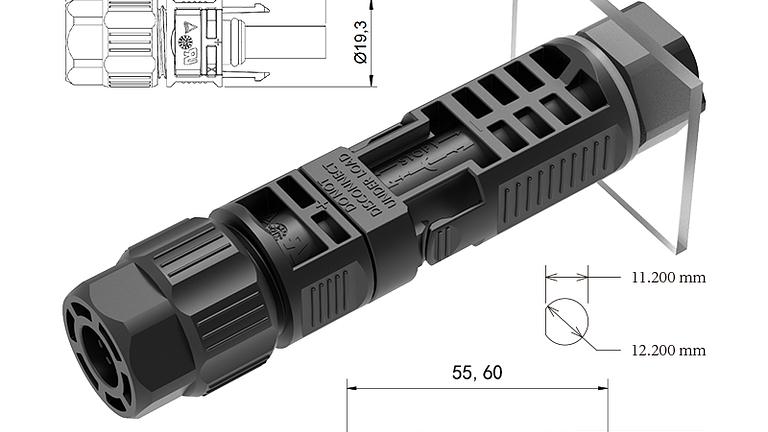 MC4-Solarsteckverbinder der EW PV4-Serie