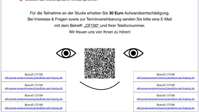 Vorschaubild Probandinnen für eine psychologische Studie gesucht. 
