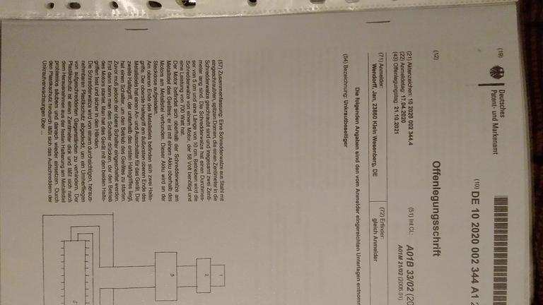 Vorschaubild Lizenzvergabe für meinen "Elektronischen Unkrautbeseitiger"