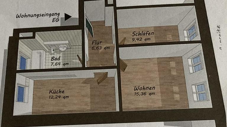 2- Zimmer-Wohnung im Osten Leipzig