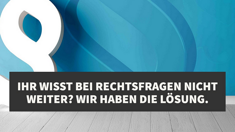 Vorschaubild Unterstützung bei Rechtsfragen mit einem bekannten TV-Anwalt!