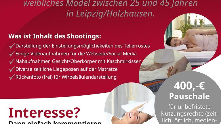 Weibliches Fotomodel gesucht