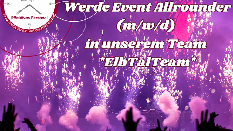 Rockstar im Hintergrund: ElbTalTeam sucht dich !
