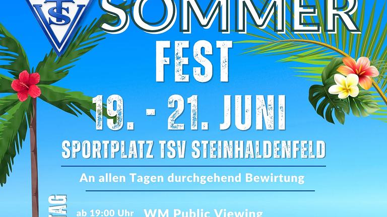 Flohmarkt und Sommerfest TSV Steinhaldenfeld