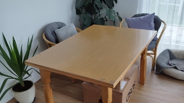 Esstisch ausziehbar 1,30-2,20x90cm