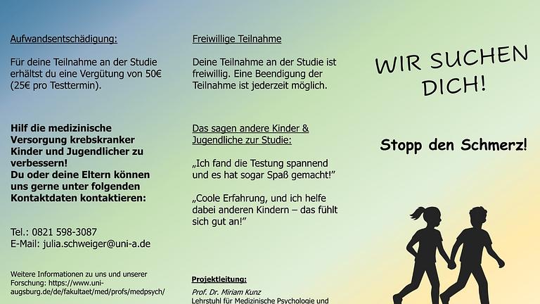 Gesunde Kinder & Jugendliche (8-17) für Kontrollgruppe in einer Studie gesucht!