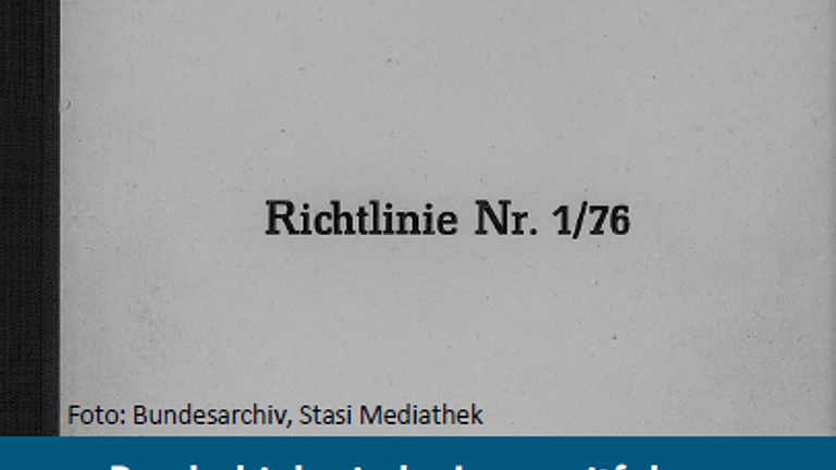 Vorschaubild Studie zur nichtkriminellen Repression in der DDR