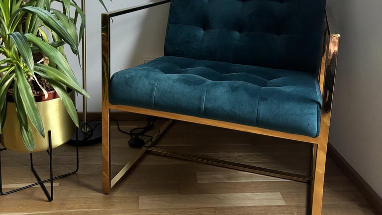 Samt-Loungesessel von WESTWING