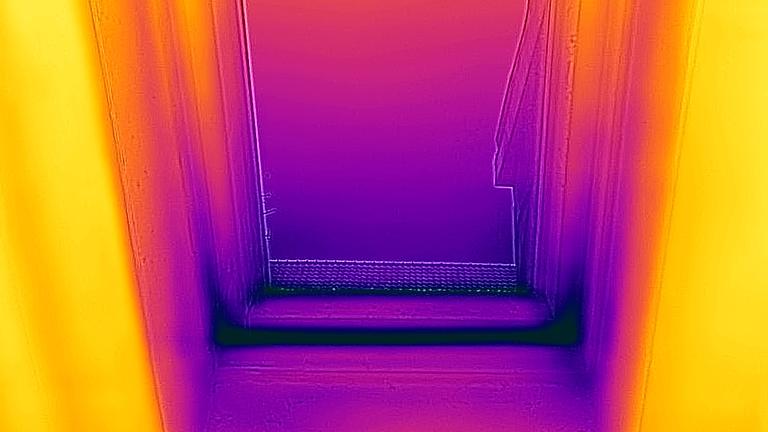 Fertige Infrarotbilder mit Wärmebildkamera