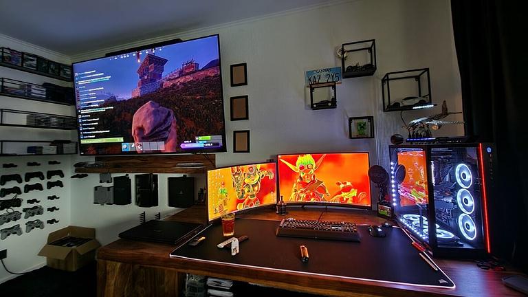 Pc Mit 2 Monitore  Highend Gaming