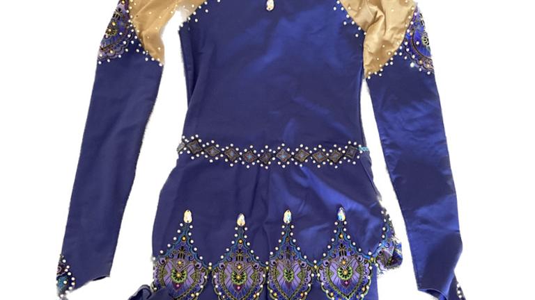 Turnanzug Rhythmische Sportgymnastik mit Leggings (Gr. 145-155)