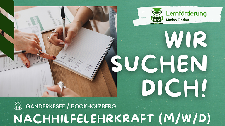 Nachhilfelehrkraft gesucht!