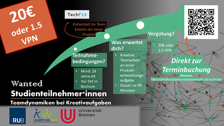 Vorschaubild Versuchpersonen gesucht