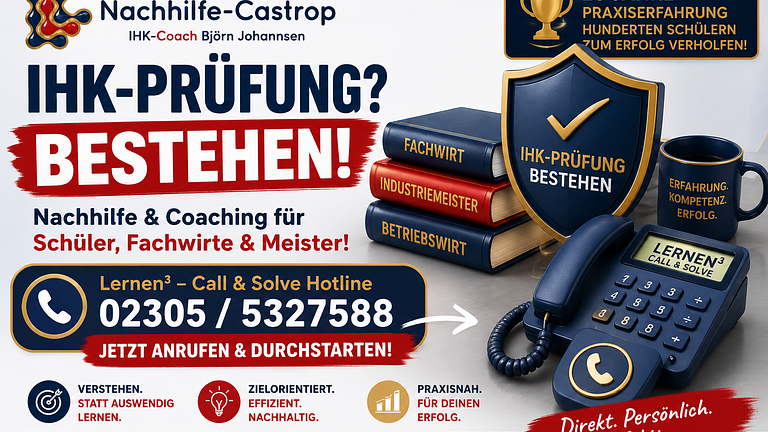 IHK Prüfungsvorbereitung | Rechnungswesen & BWL | Coaching