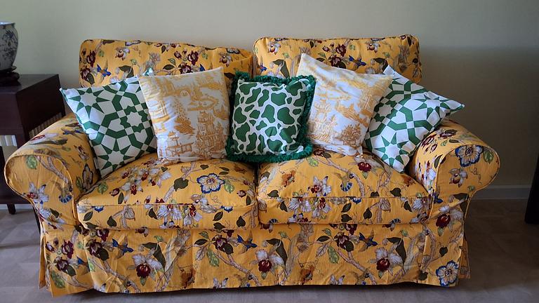 Zwei Sofa IKEA Ektorp 2er Sofa ohne Bezug und Kissen