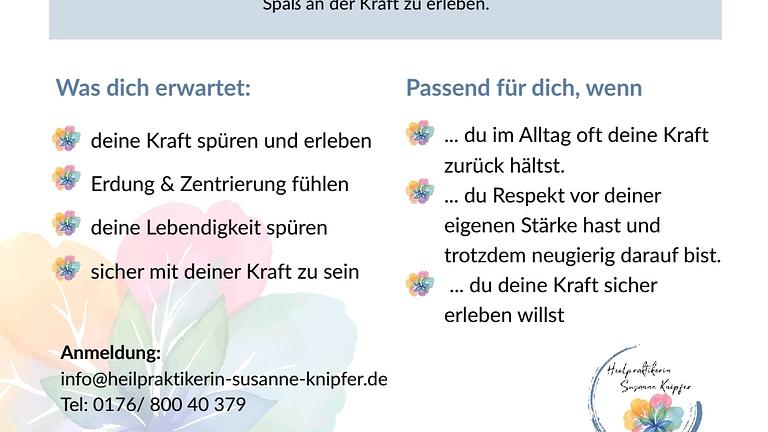 Selbsterfahrungsworkshop 'In deiner Kraft sicher&lebendig' Sa 13.06