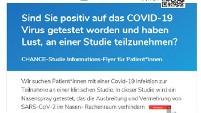 Vorschaubild Studienteilnehmende für COVID 19 Studie gesucht