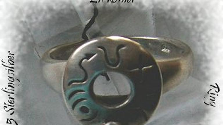 Ring, 925 Silber mit eien Zirkoniastein